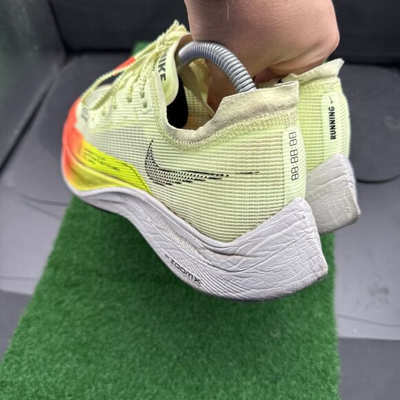 Nike ZoomX Vaporfly Next 2 Volt Hyper Orange Men’s Size 9 CU4111-700 Marathon - Picture 10 of 11